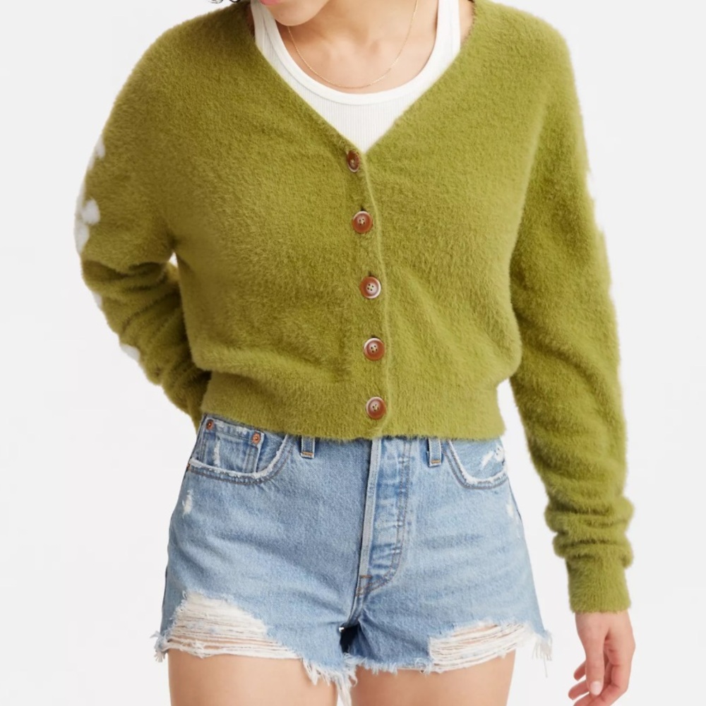 Levi’s Light Wash High Waisted 501 Shorts